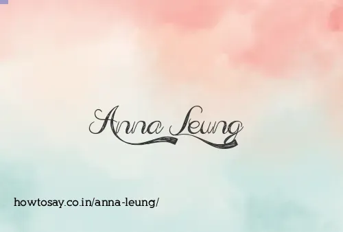 Anna Leung
