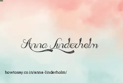 Anna Linderholm