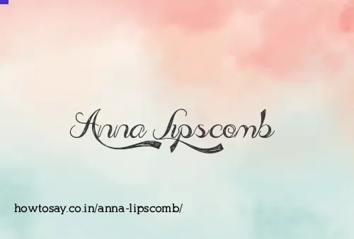 Anna Lipscomb