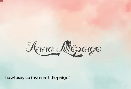 Anna Littlepaige