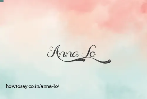 Anna Lo