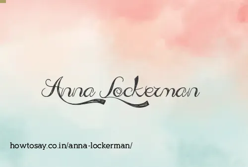 Anna Lockerman