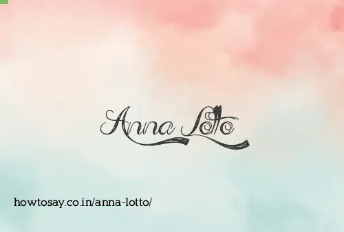 Anna Lotto