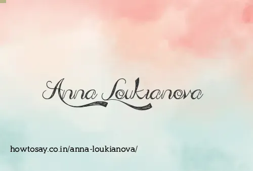 Anna Loukianova