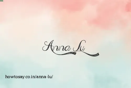 Anna Lu