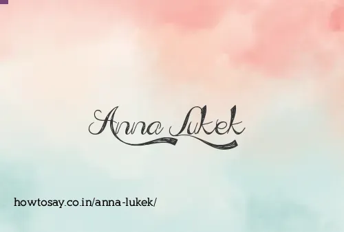 Anna Lukek