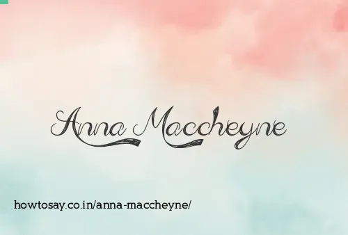 Anna Maccheyne