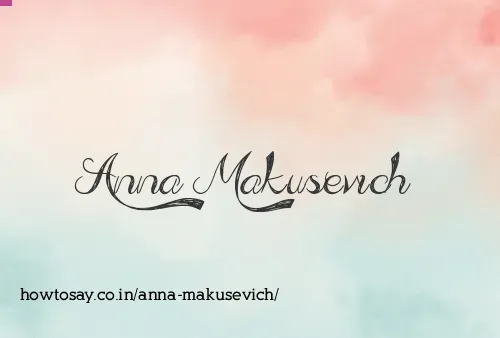 Anna Makusevich