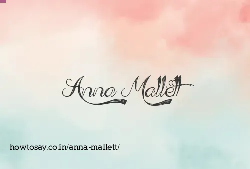 Anna Mallett