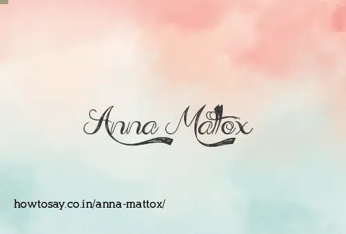 Anna Mattox