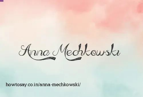 Anna Mechkowski