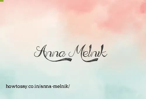 Anna Melnik