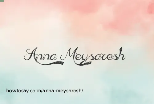 Anna Meysarosh
