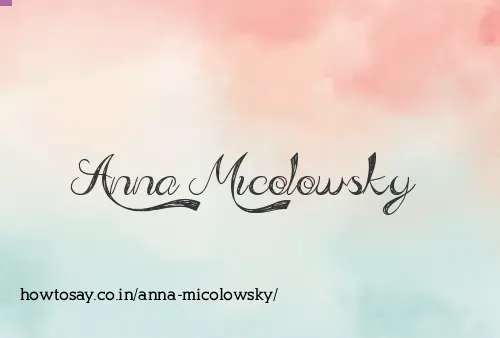 Anna Micolowsky
