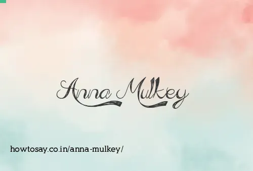 Anna Mulkey