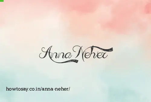 Anna Neher