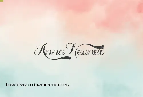 Anna Neuner