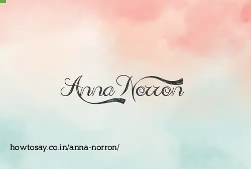 Anna Norron