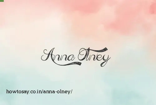 Anna Olney