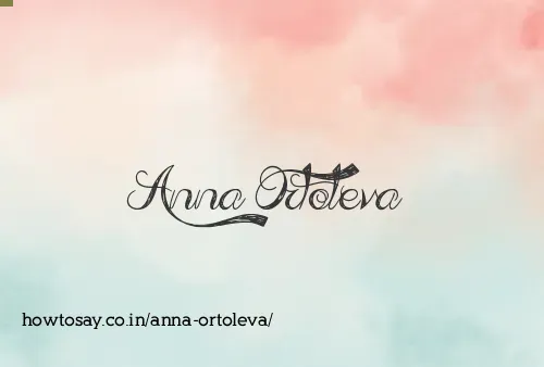 Anna Ortoleva