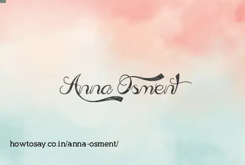 Anna Osment