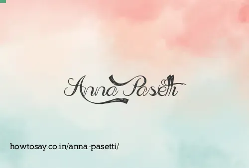 Anna Pasetti