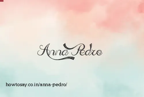Anna Pedro