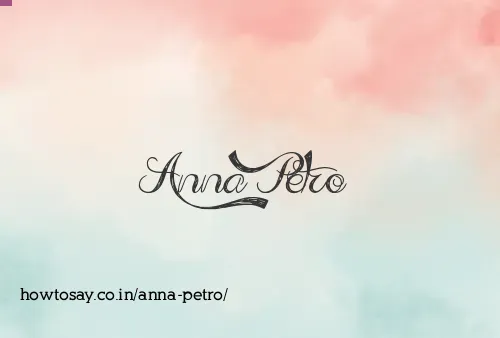 Anna Petro