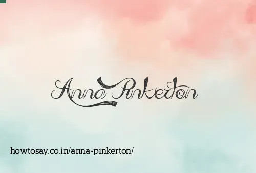 Anna Pinkerton