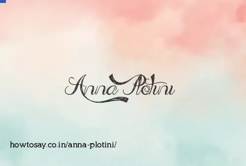 Anna Plotini
