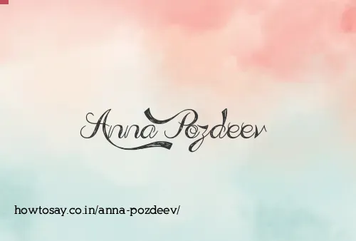 Anna Pozdeev