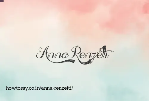 Anna Renzetti