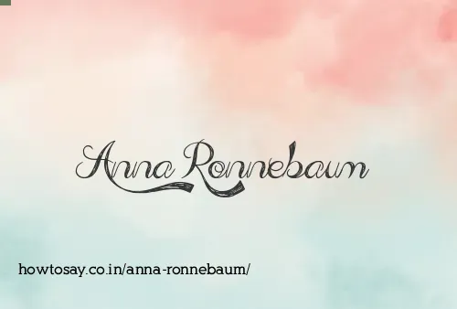 Anna Ronnebaum