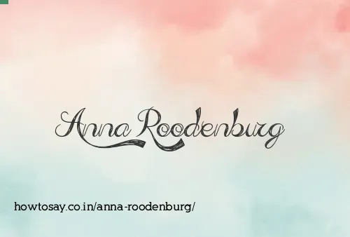 Anna Roodenburg