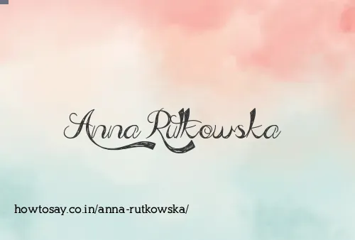 Anna Rutkowska