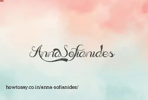 Anna Sofianides