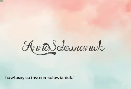 Anna Solowianiuk