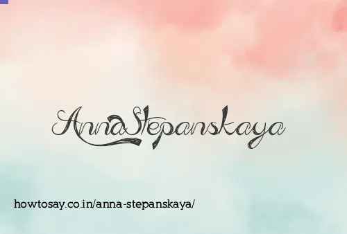 Anna Stepanskaya