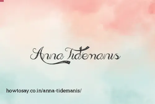Anna Tidemanis
