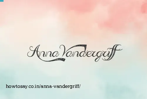 Anna Vandergriff