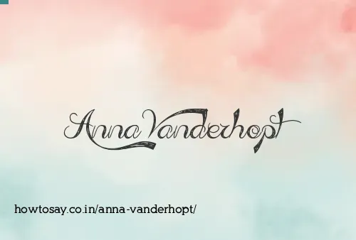 Anna Vanderhopt