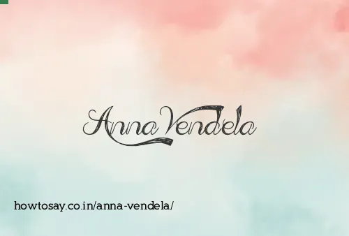 Anna Vendela