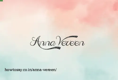 Anna Vereen