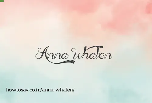 Anna Whalen