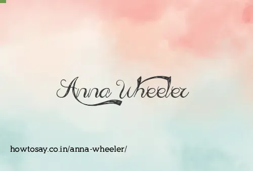Anna Wheeler