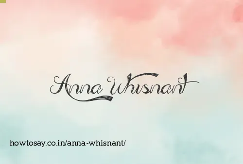 Anna Whisnant