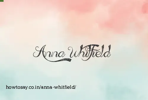 Anna Whitfield