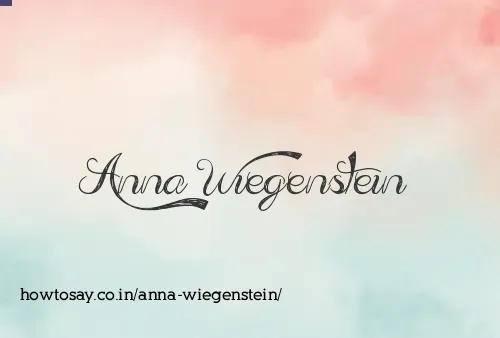 Anna Wiegenstein