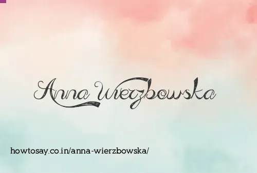 Anna Wierzbowska
