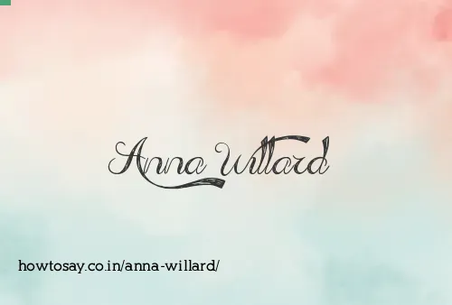 Anna Willard